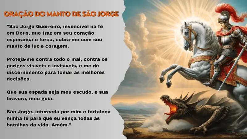 Imagem Oração do Manto São Jorge: Proteção para Todos os Dias