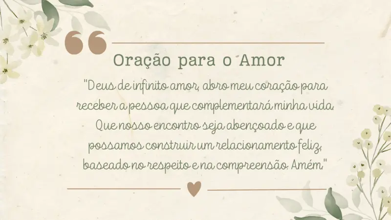 Imagem Oração para o Amor: Como Pedir a Deus pela Vida Amorosa